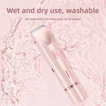 Electric Hair Removal Trimmer Shaver Double Head Silent