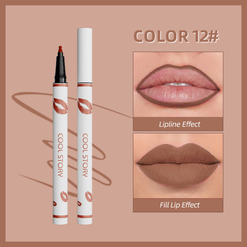 Matter flüssiger Lippenstift-Stift