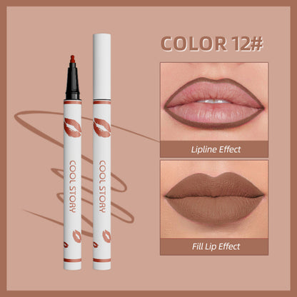 Matter flüssiger Lippenstift-Stift